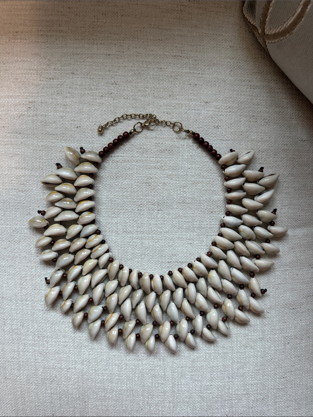 Cowrie Shell Collar Necklace